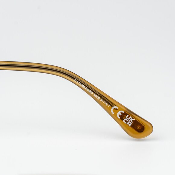 Tom Ford Woman Eyeglasses Ruthenium Blue Light Block Butterfly FT5876-B 014 - Picture 8 of 12